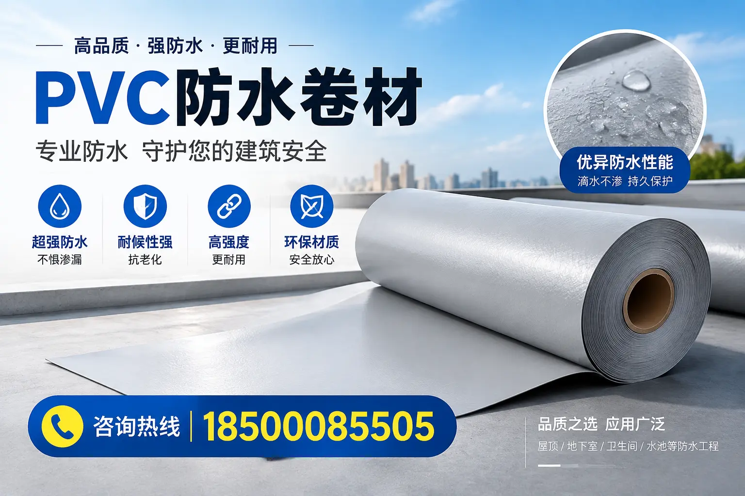 南宁地区pvc防水卷材的市场现状与发展趋势